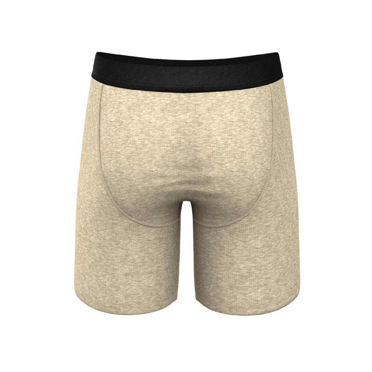 The Silver Fox | Oatmeal Heather Ball Hammock® Boxer - Long Leg - Shinesty