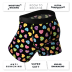 The Smooth Talker | Candy Hearts Ball Hammock® Pouch Underwear - Shinesty