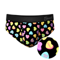 The Smooth Talker | Candy Hearts Ball Hammock® Pouch Underwear Briefs - Shinesty