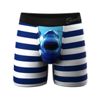 The Snack Attack | Shark Print Ball Hammock® Pouch Underwear - Shinesty