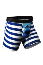 The Snack Attack | Shark Print Ball Hammock® Pouch Underwear - Shinesty