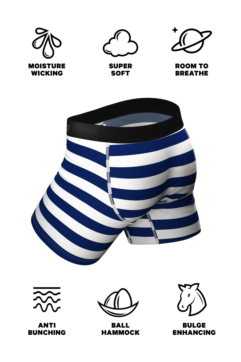 The Snack Attack | Shark Print Ball Hammock® Pouch Underwear - Shinesty