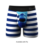 The Snack Attack | Shark Print Ball Hammock® Pouch Underwear - Shinesty