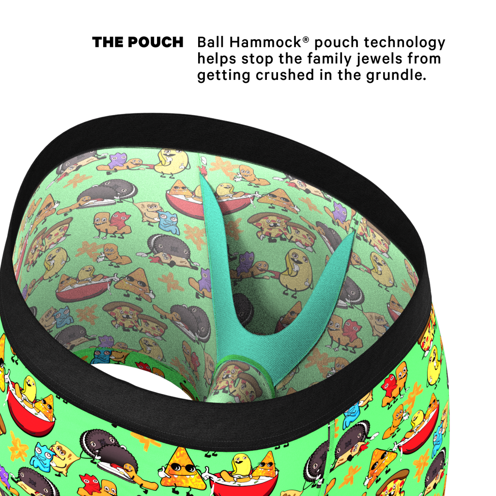The Snackhanalia | Junk Food Ball Hammock® Pouch Underwear - Shinesty