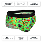 The Snackhanalia | Junk Food Ball Hammock® Pouch Underwear Briefs - Shinesty