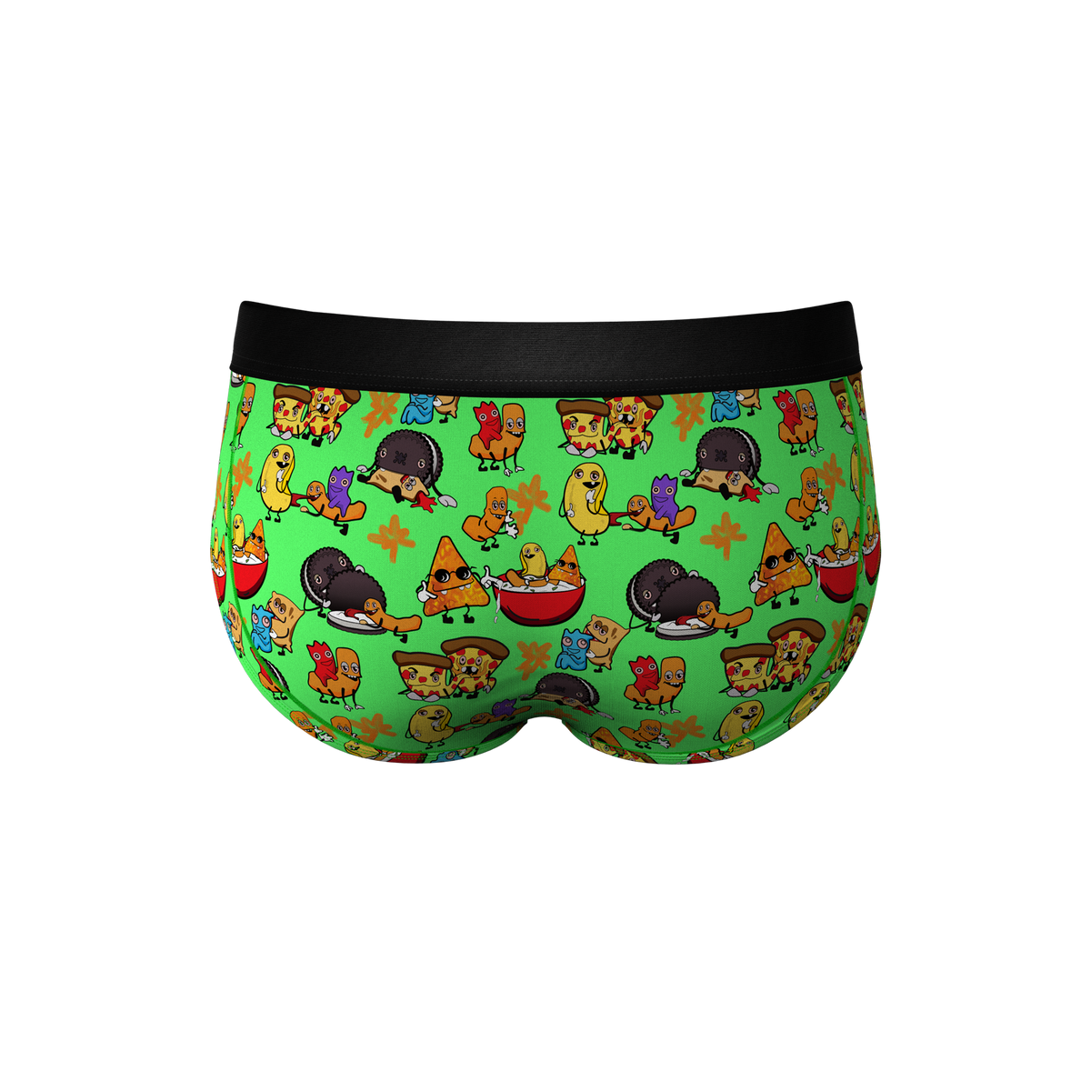The Snackhanalia | Junk Food Ball Hammock® Pouch Underwear Briefs - Shinesty