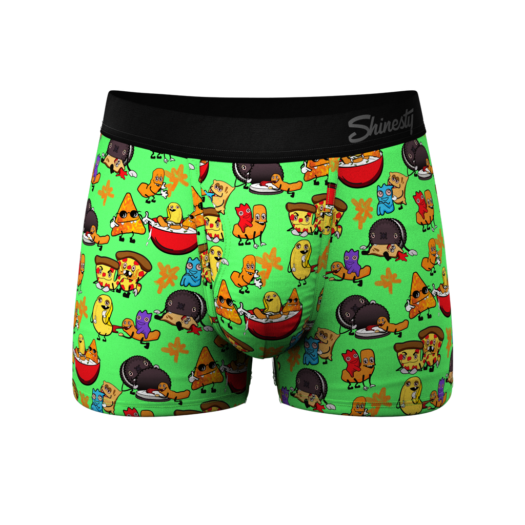 The Snackhanalia | Junk Food Ball Hammock® Pouch Trunks Underwear - Shinesty