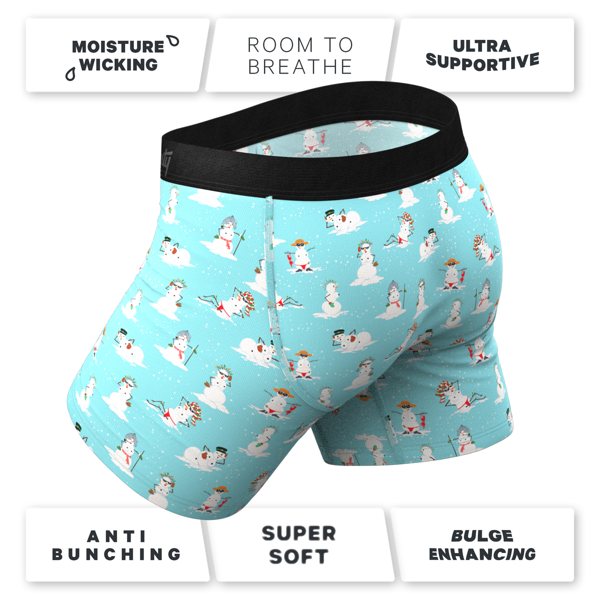 The Frosty Mistress | Snow Women Ball Hammock® Pouch Underwear - Shinesty
