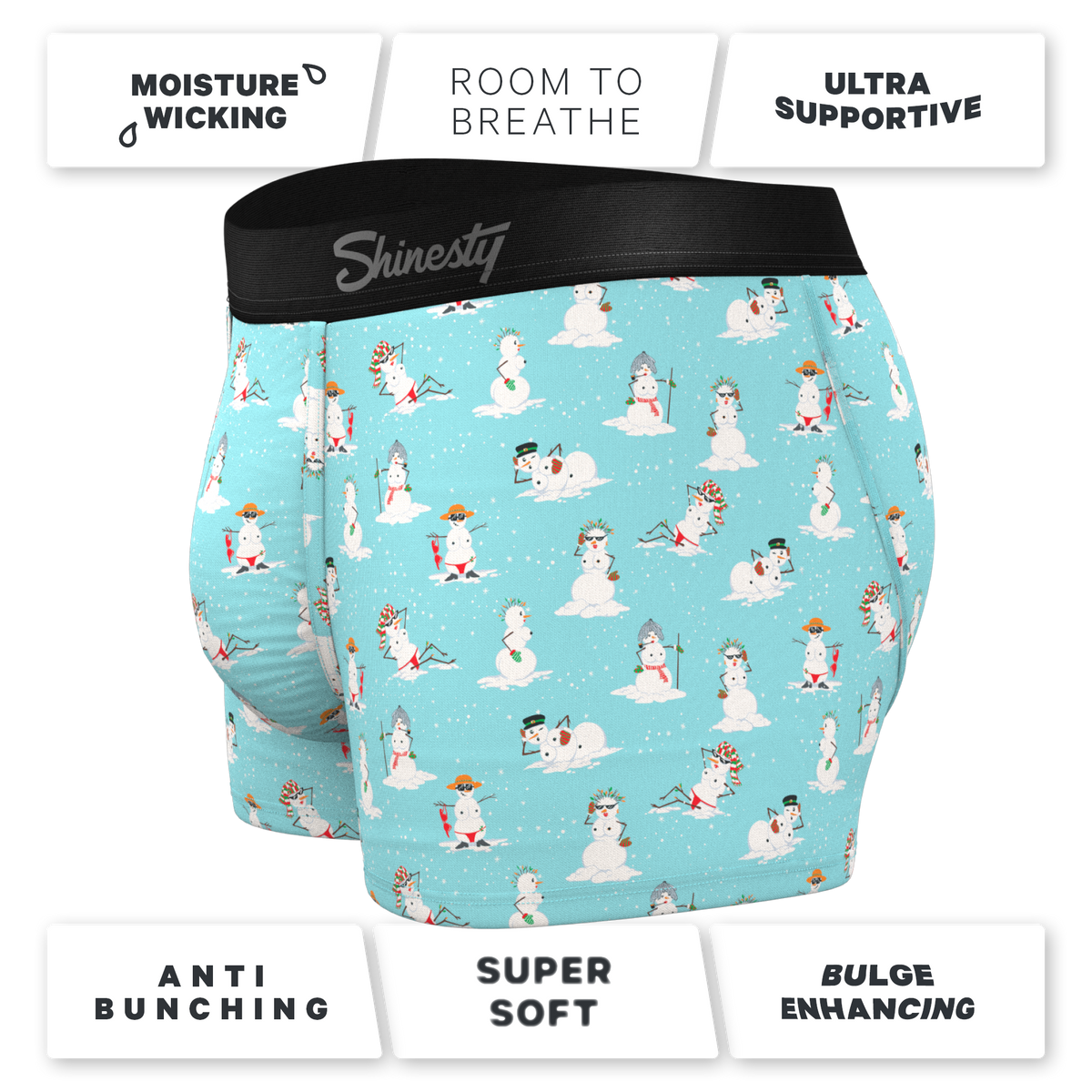 The Frosty Mistress | Snow Women Ball Hammock® Pouch Trunks Underwear - Shinesty