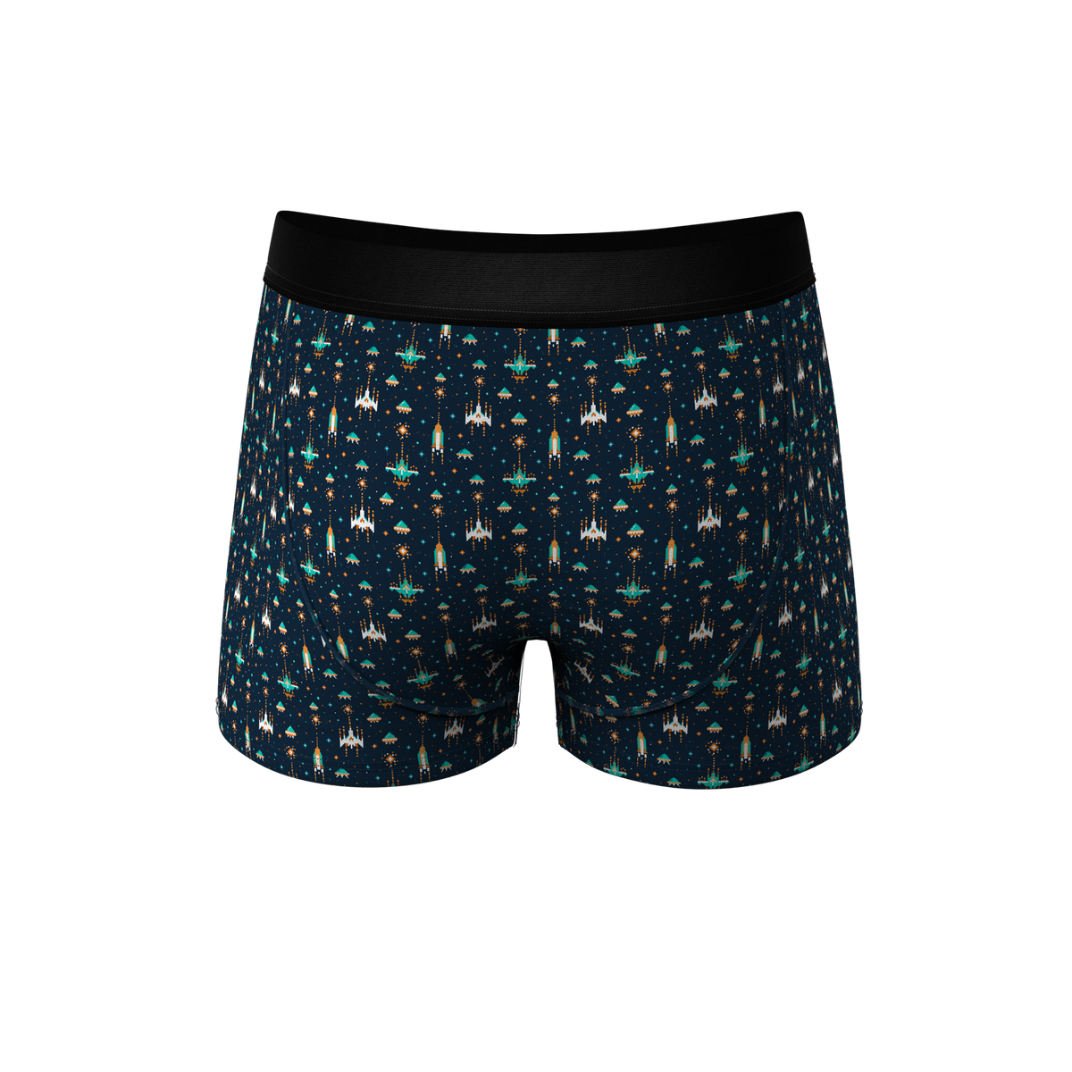 The Space Commando | Spaceship Ball Hammock® Pouch Trunks Underwear - Shinesty