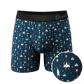 The Space Commando | Spaceship Ball Hammock® Pouch Underwear With Fly - Shinesty