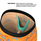 The Bend Rover | Space Robots Ball Hammock® Boxer - Long Leg - Shinesty