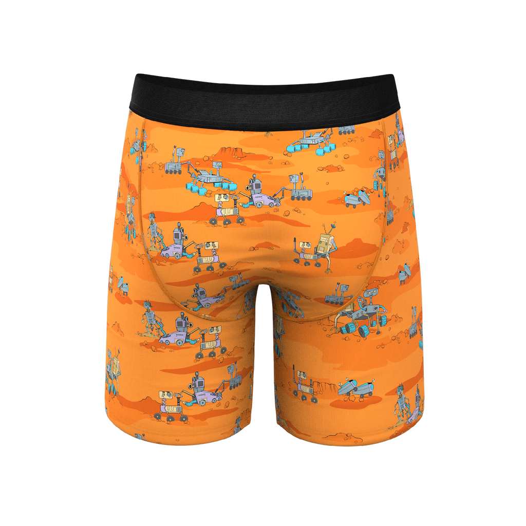 The Bend Rover | Space Robots Ball Hammock® Boxer - Long Leg - Shinesty