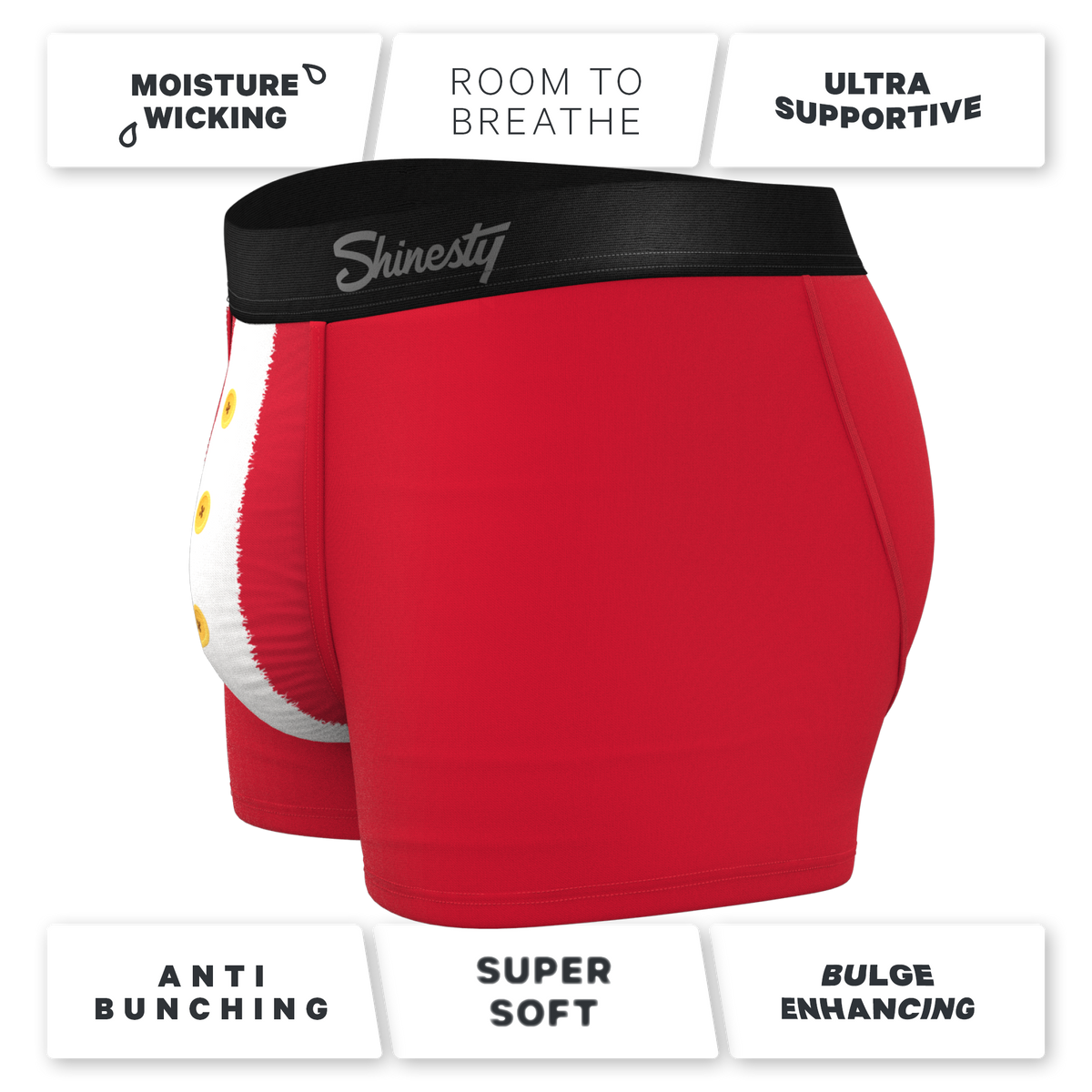 The St. Knickers | Santa Belt Ball Hammock® Pouch Trunks Underwear - Shinesty