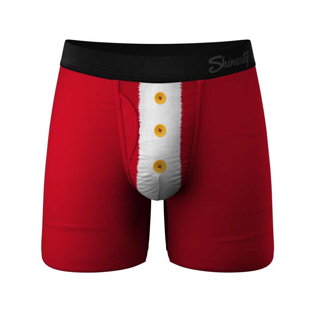 The St Knickers | Santa Belt Ball Hammock® Pouch Underwear With Fly - Shinesty