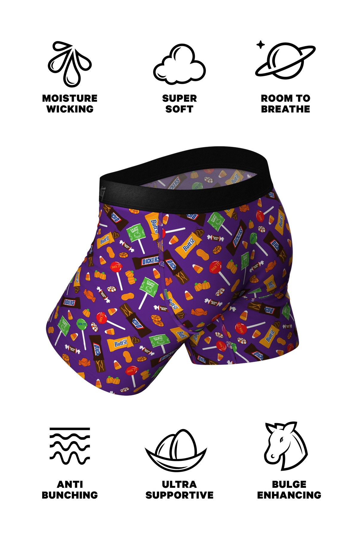 The Sticky Fingers | Halloween Candy Ball Hammock® Pouch Underwear - Shinesty