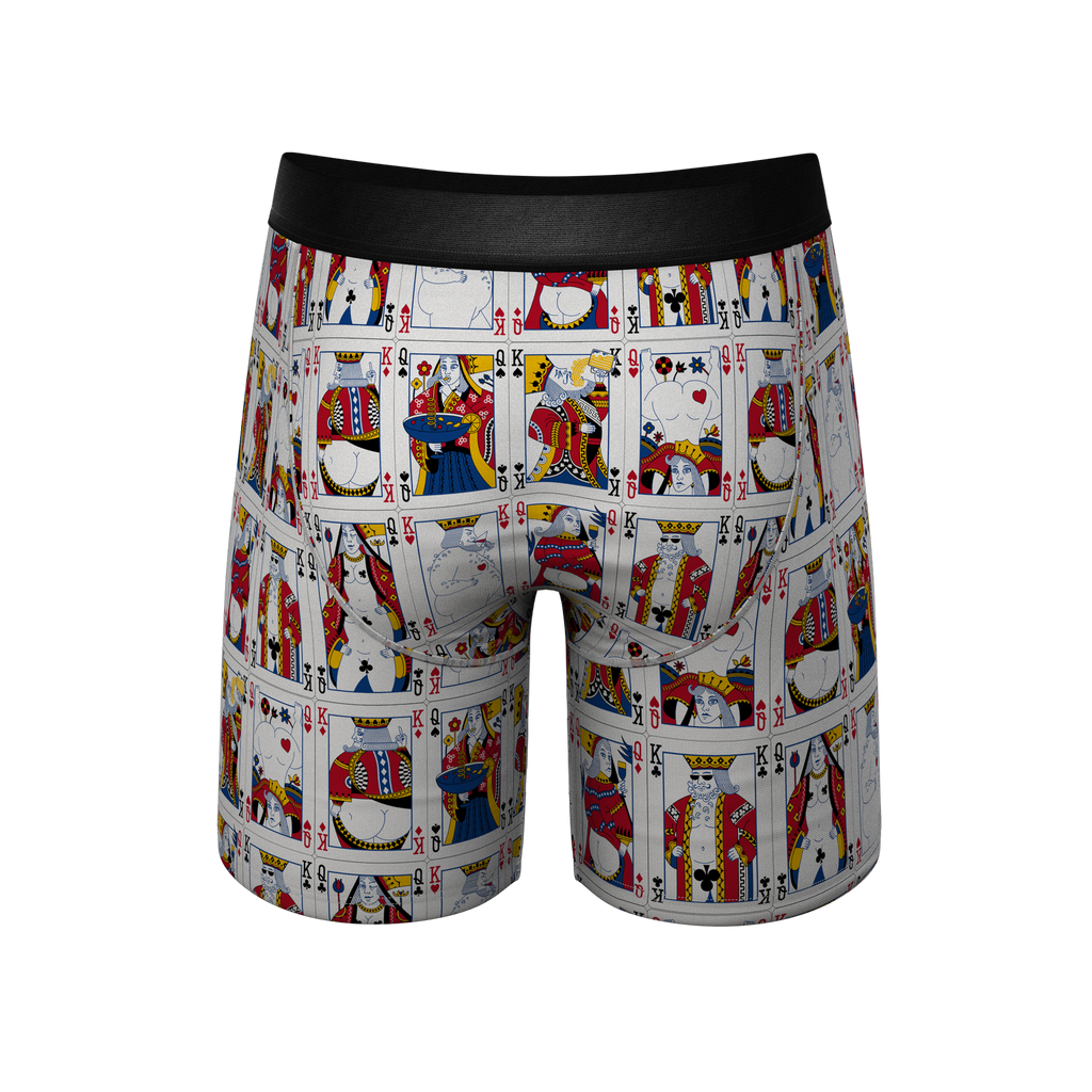 The Strip Poker | Playing Cards Ball Hammock® Boxer - Long Leg - Shinesty