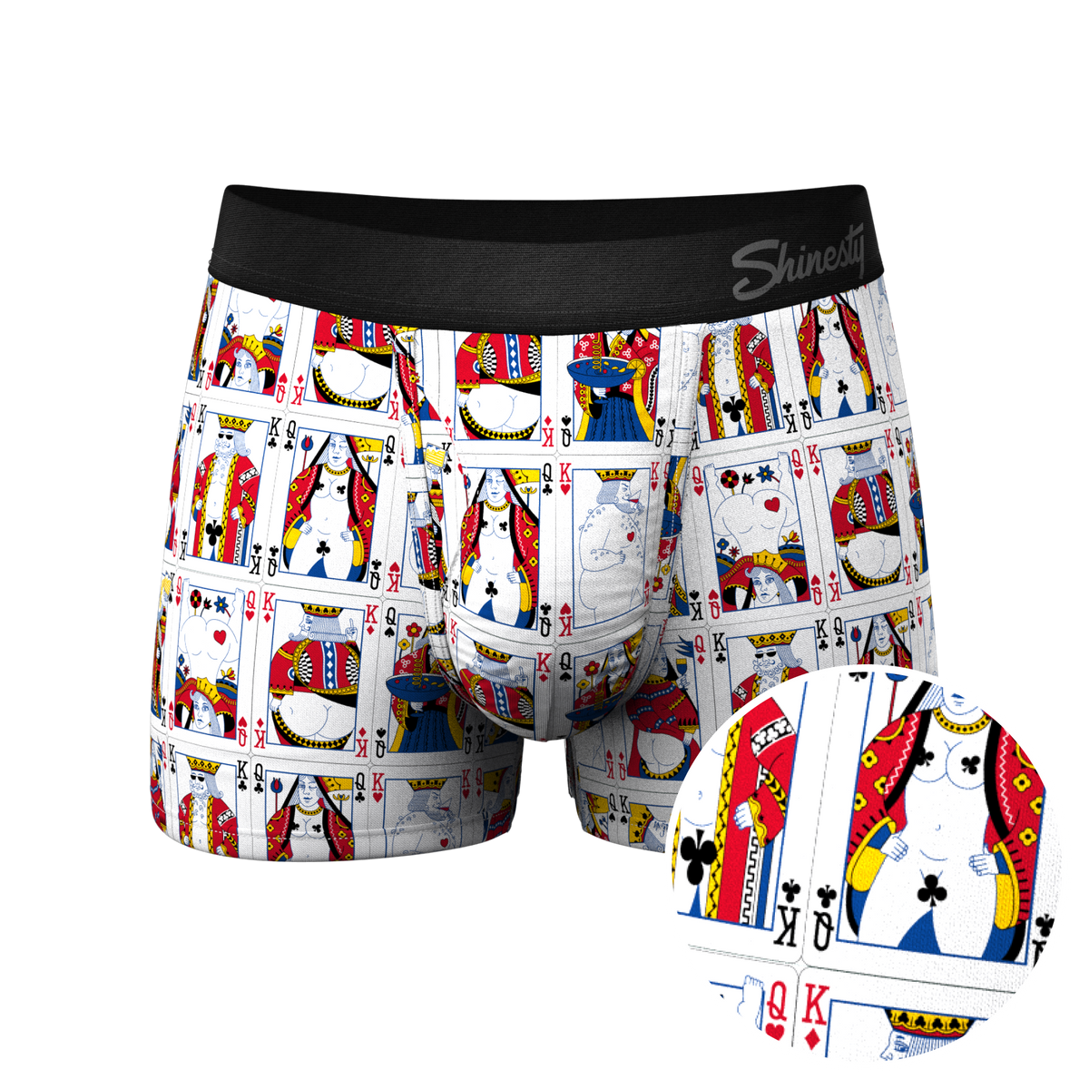 The Strip Poker | Playing Cards Ball Hammock® Pouch Trunks Underwear - Shinesty