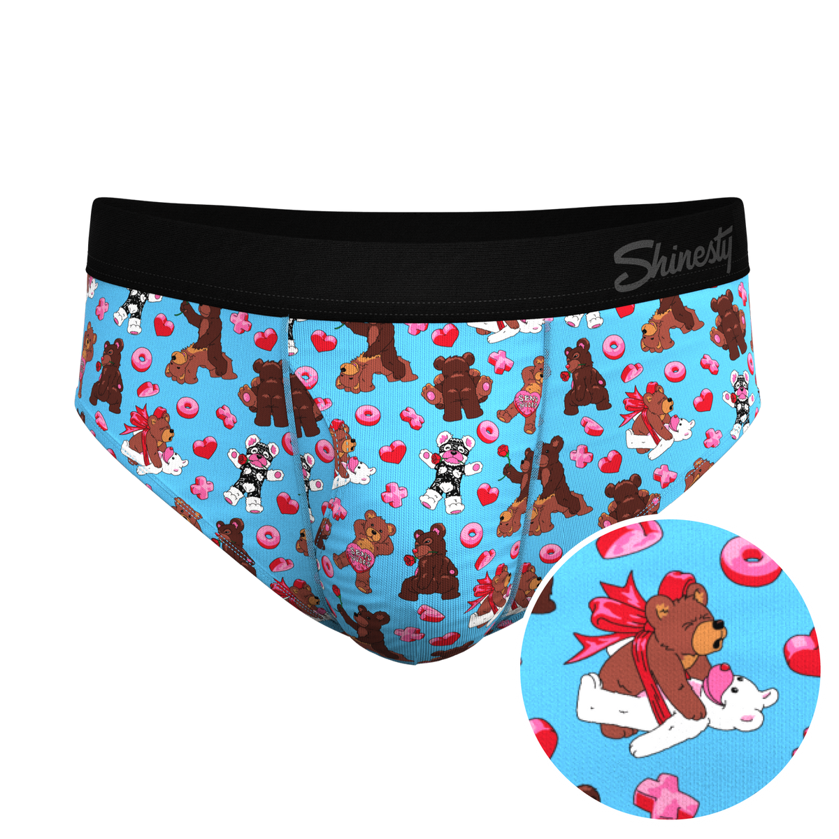 The Stuffed Animal | Teddy Bear Ball Hammock® Pouch Underwear Briefs - Shinesty