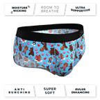 The Stuffed Animal | Teddy Bear Ball Hammock® Pouch Underwear Briefs - Shinesty