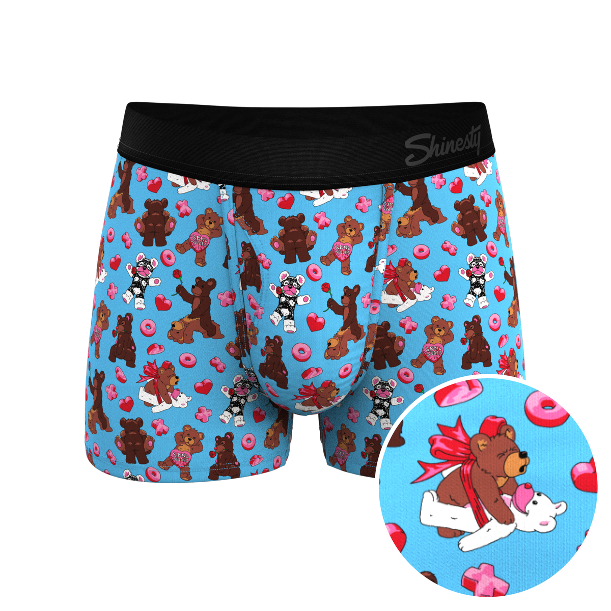 The Stuffed Animal | Teddy Bear Ball Hammock Pouch® Trunks Underwear - Shinesty