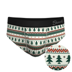 The Stuffed Stocking | Fair Isle Christmas Tree Ball Hammock® Pouch Underwear Briefs - Shinesty
