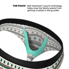 The Stuffed Stocking | Fair Isle Christmas Tree Ball Hammock® Pouch Underwear Briefs - Shinesty