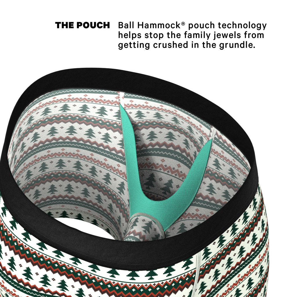 The Stuffed Stocking | Fair Isle Christmas Tree Ball Hammock® Pouch Underwear - Shinesty