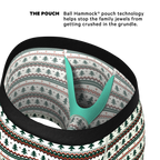 The Stuffed Stocking | Fair Isle Christmas Tree Ball Hammock® Pouch Underwear - Shinesty