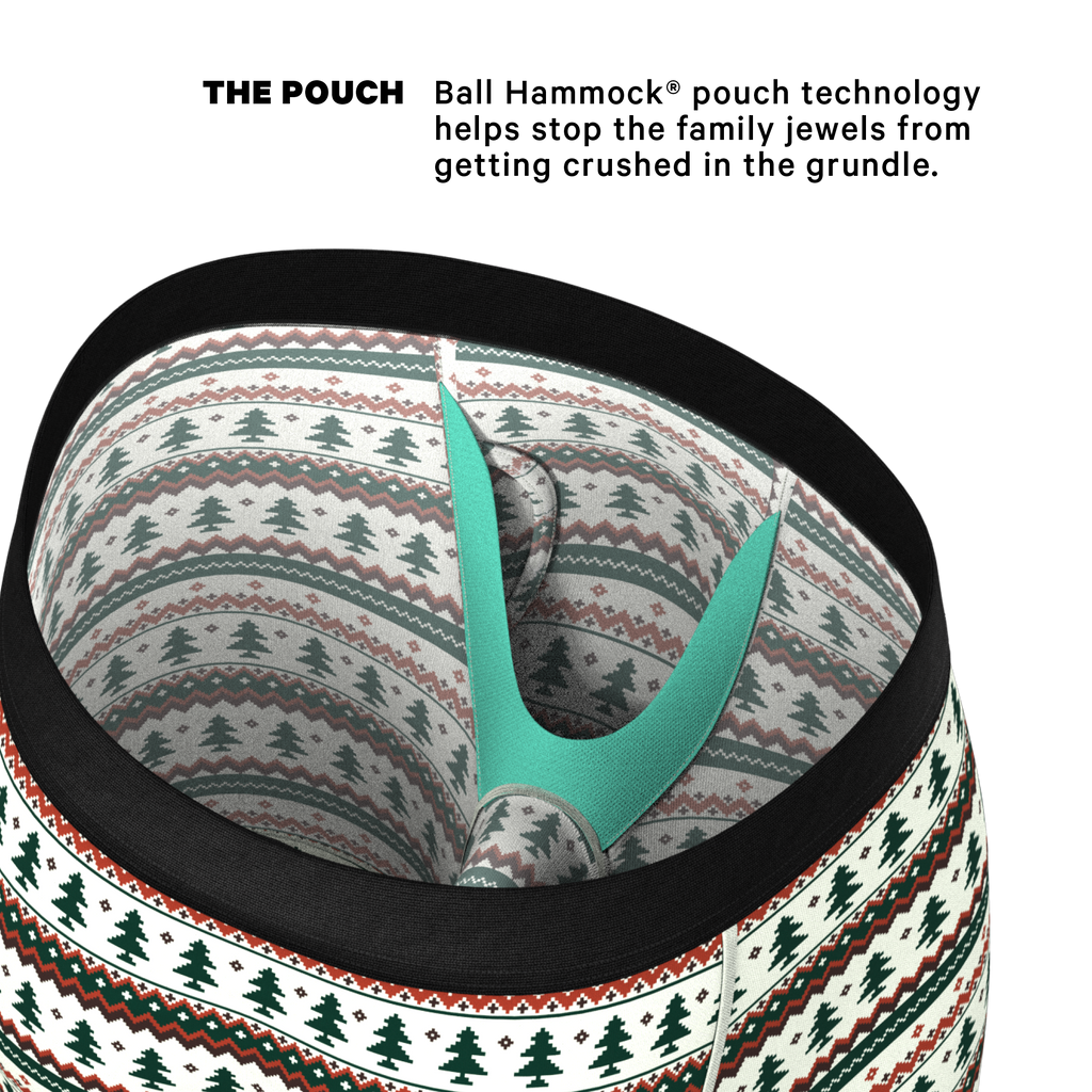 The Stuffed Stocking | Fair Isle Christmas Tree Ball Hammock® Boxer - Long Leg - Shinesty