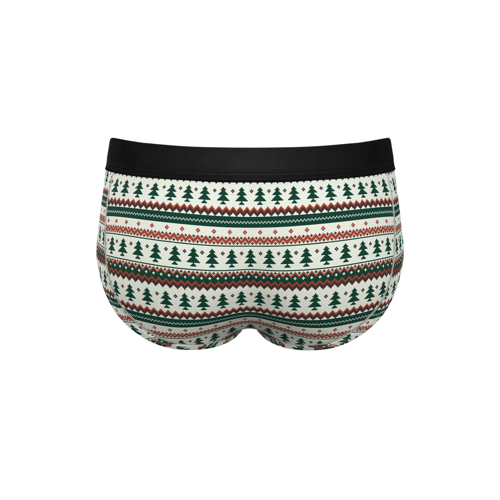 The Stuffed Stocking | Fair Isle Christmas Tree Ball Hammock® Pouch Underwear Briefs - Shinesty