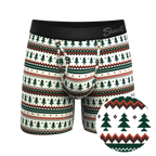 The Stuffed Stocking | Fair Isle Christmas Tree Ball Hammock® Pouch Underwear With Fly - Shinesty