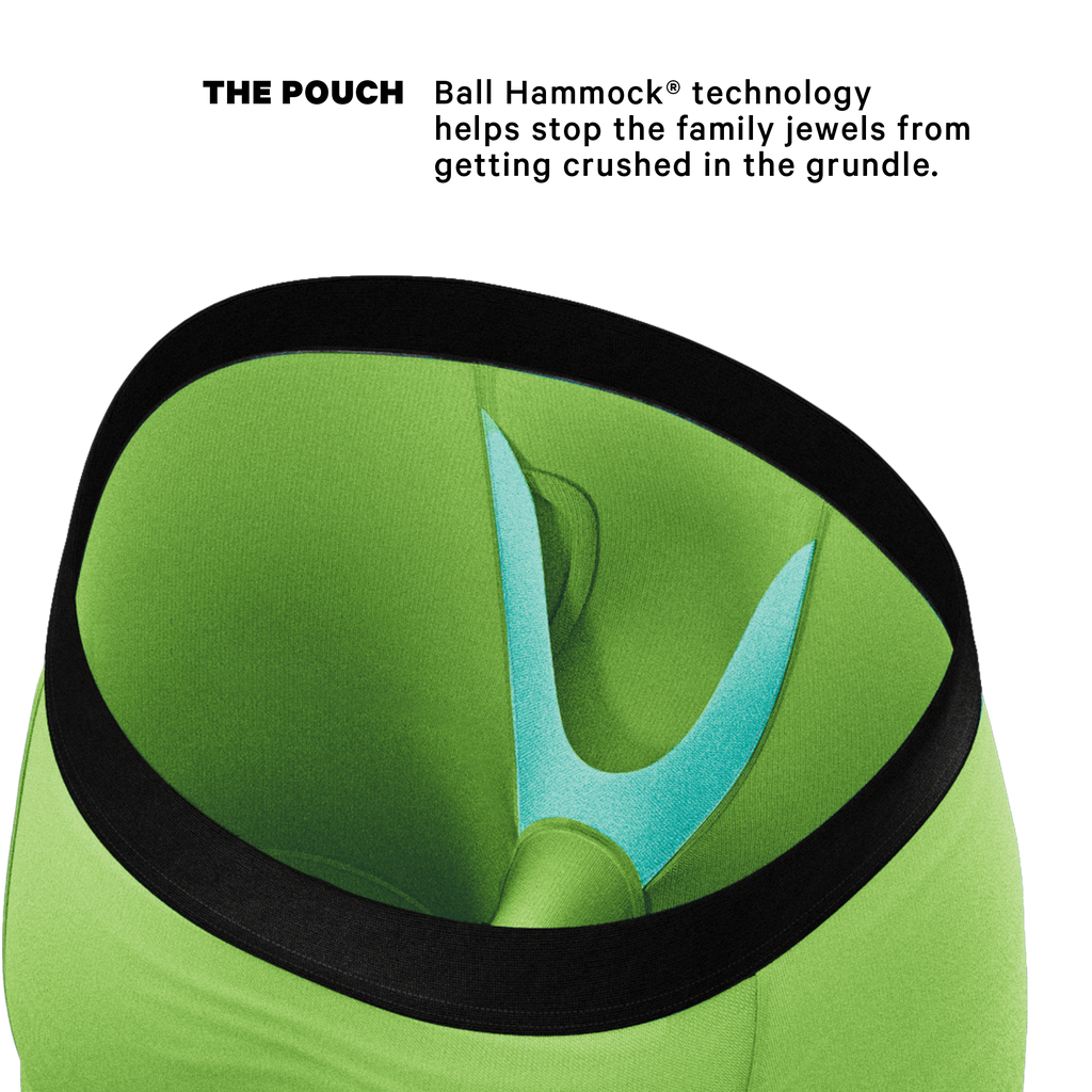 The Supernova | Bright Green Ball Hammock® Boxer - Long Leg - Shinesty