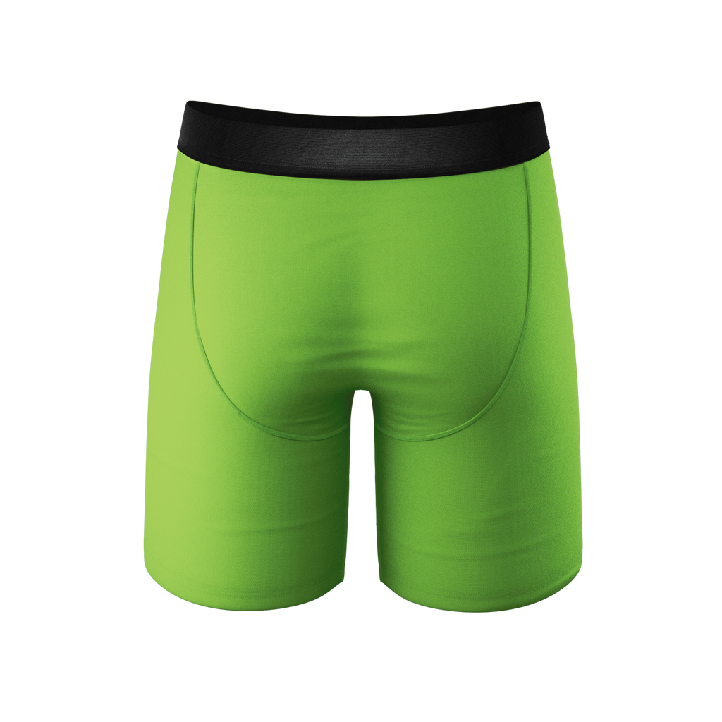 The Supernova | Bright Green Ball Hammock® Boxer - Long Leg - Shinesty