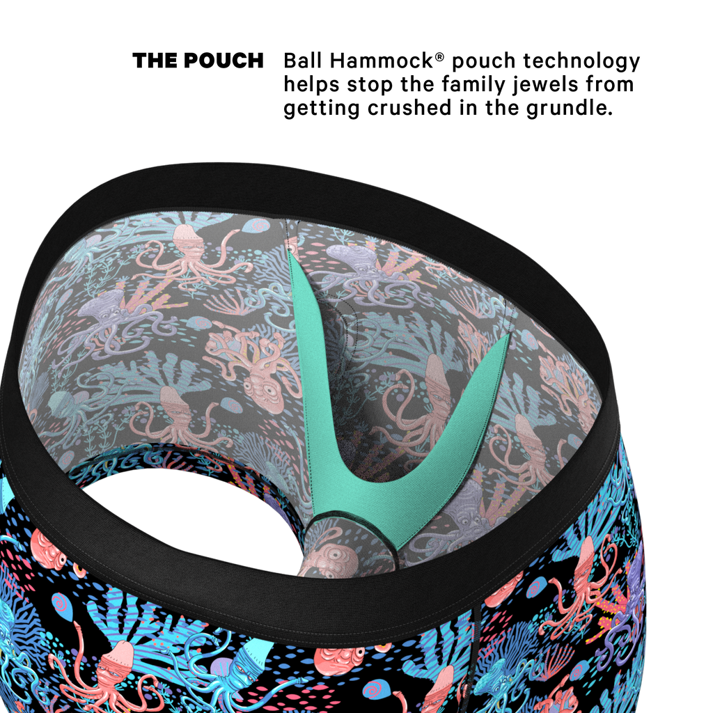 The Swollen Tentacles | Octopus Ball Hammock® Pouch Trunks Underwear - Shinesty