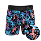 The Swollen Tentacles | Octopus Ball Hammock® Pouch Underwear With Fly - Shinesty