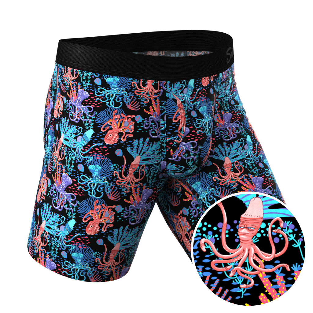 The Swollen Tentacles | Octopus Ball Hammock® Boxer - Long Leg - Shinesty
