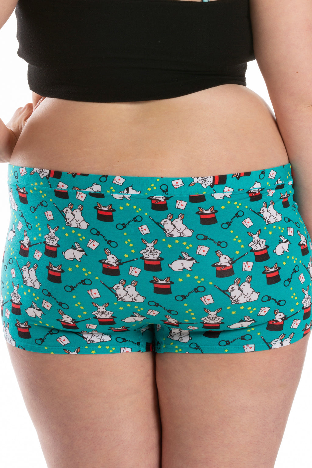 The AbracaDoMe | Magic Bunny Modal Boyshort Underwear - Shinesty
