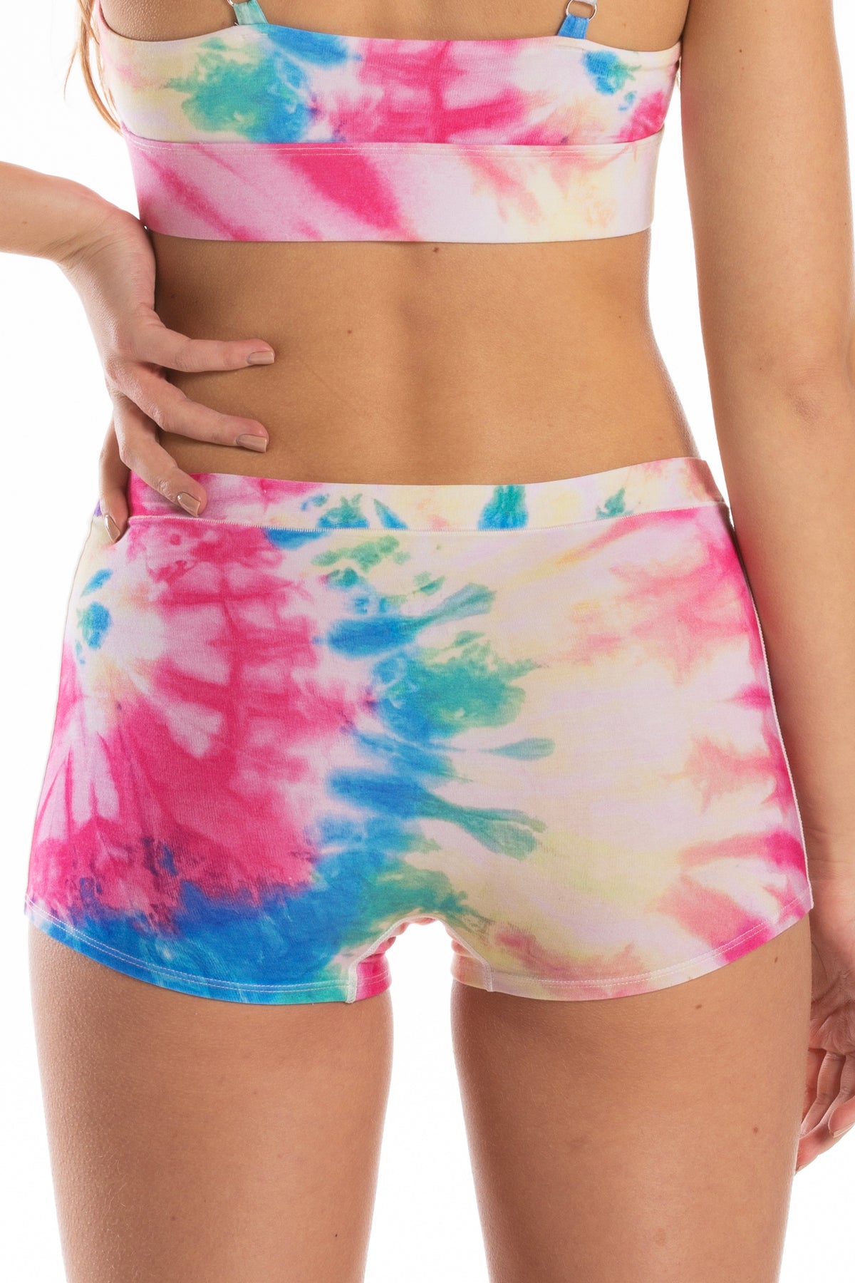 The Flower Child | Tie Dye Modal Boyshort Underwear - Shinesty