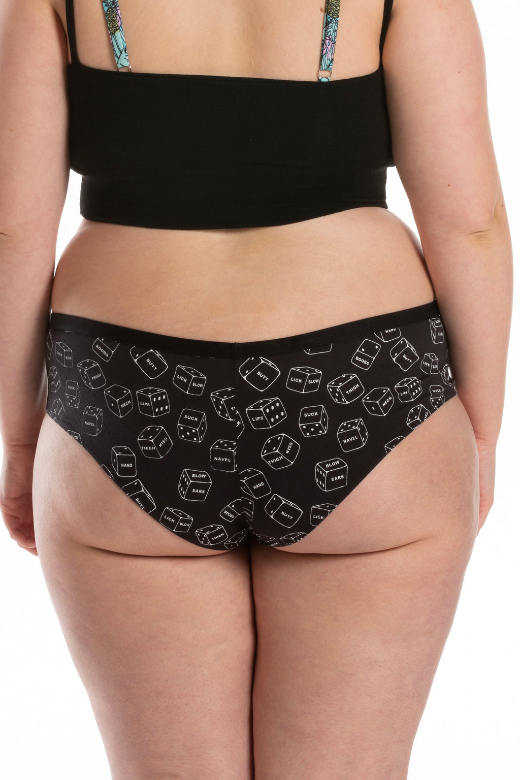 The Free For All | Glow In The Dark Dice Cheeky Underwear - Shinesty