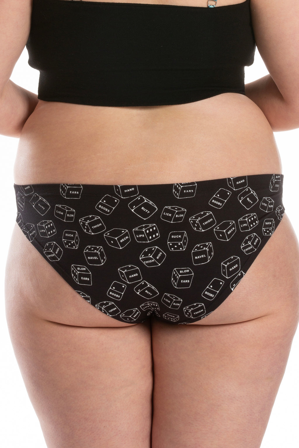 The Free For All | Glow In The Dark Dice Modal Bikini Underwear - Shinesty