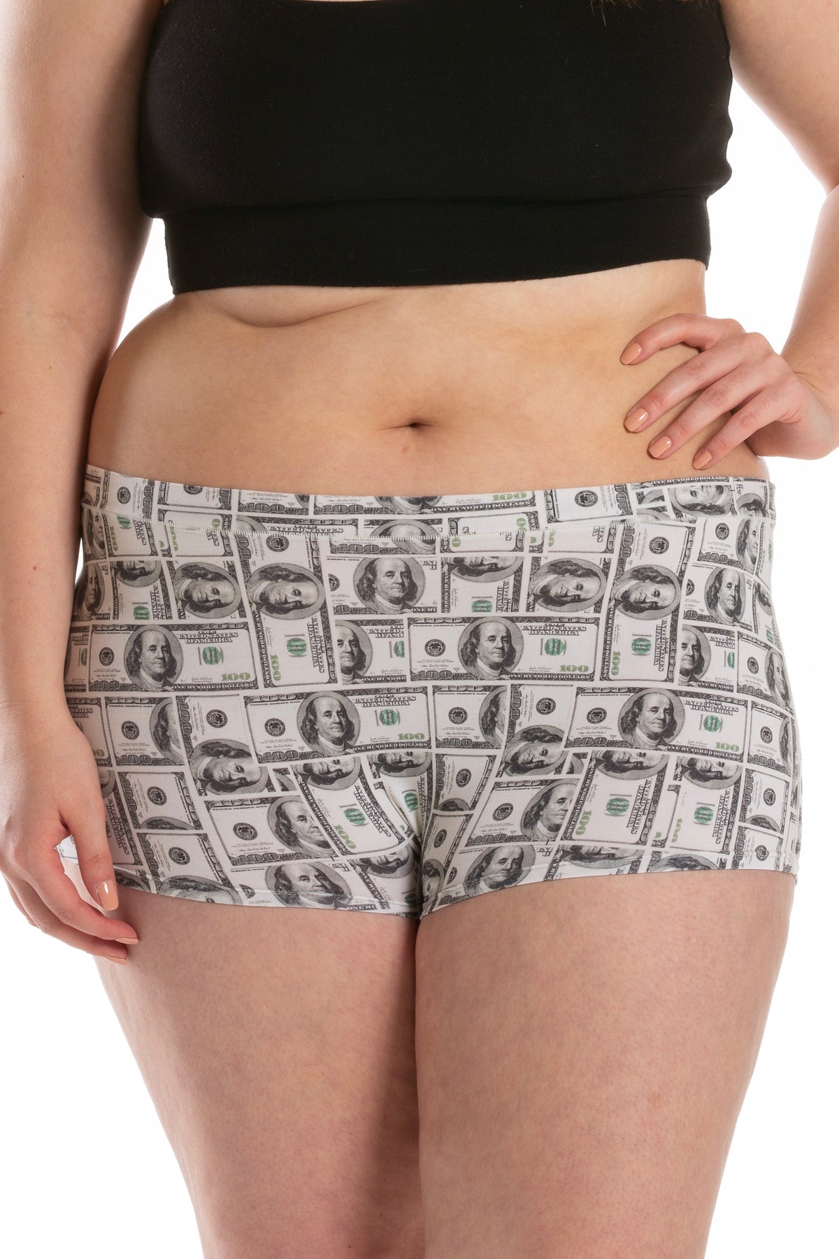 The High Roller | Money Modal Boyshort Underwear - Shinesty
