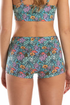The Hot Tropic | Tropical Flamingo Modal Boyshort Underwear - Shinesty