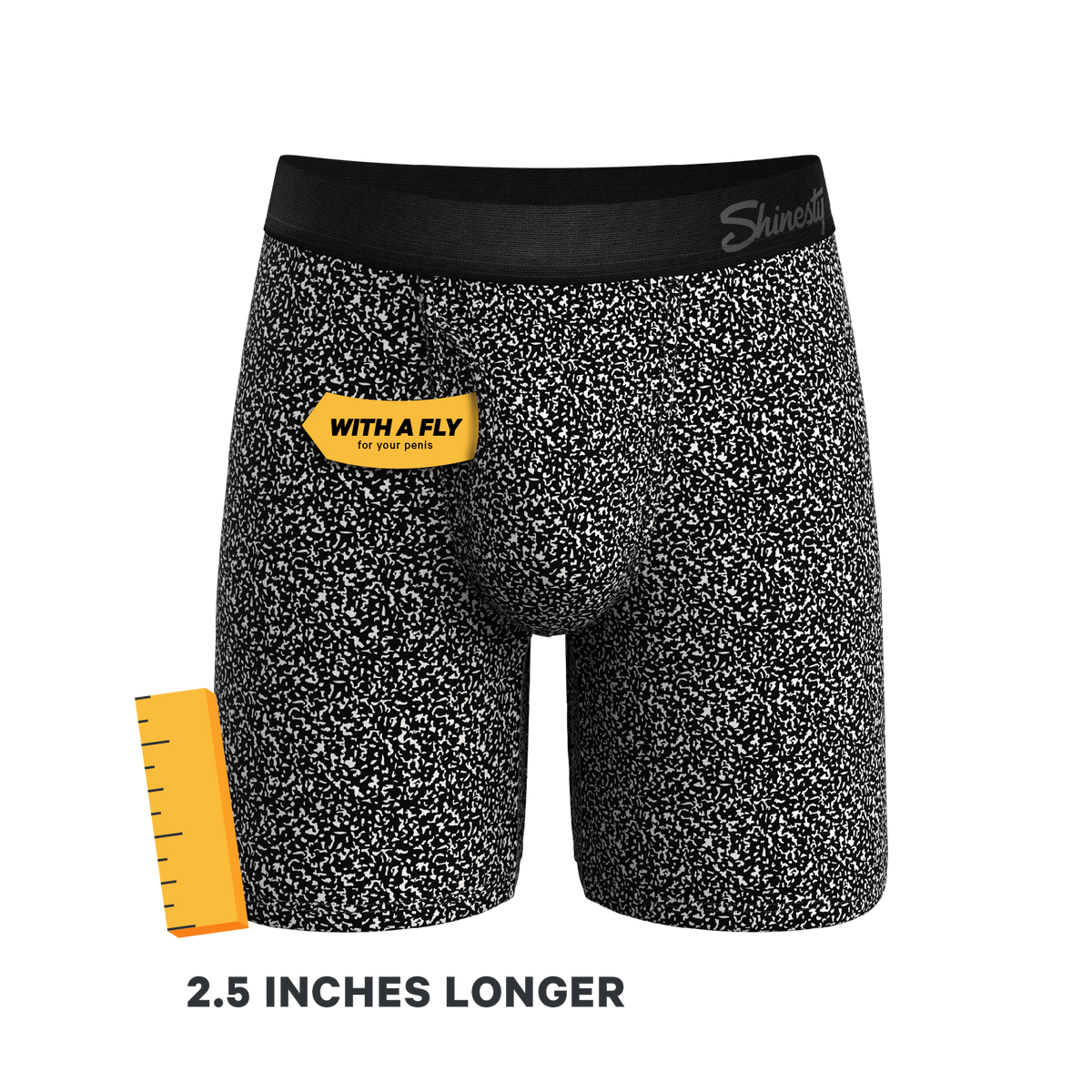 The Teachers Pet | Composition Notebook Ball Hammock® Boxer - Long Leg - Shinesty