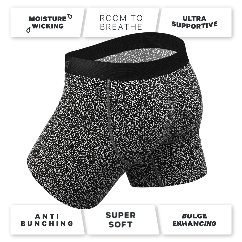 The Teachers Pet | Composition Notebook Ball Hammock® Pouch Underwear With Fly - Shinesty