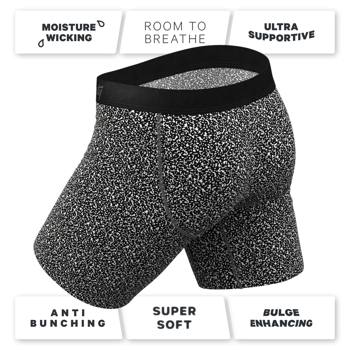 The Teachers Pet | Composition Notebook Ball Hammock® Boxer - Long Leg - Shinesty