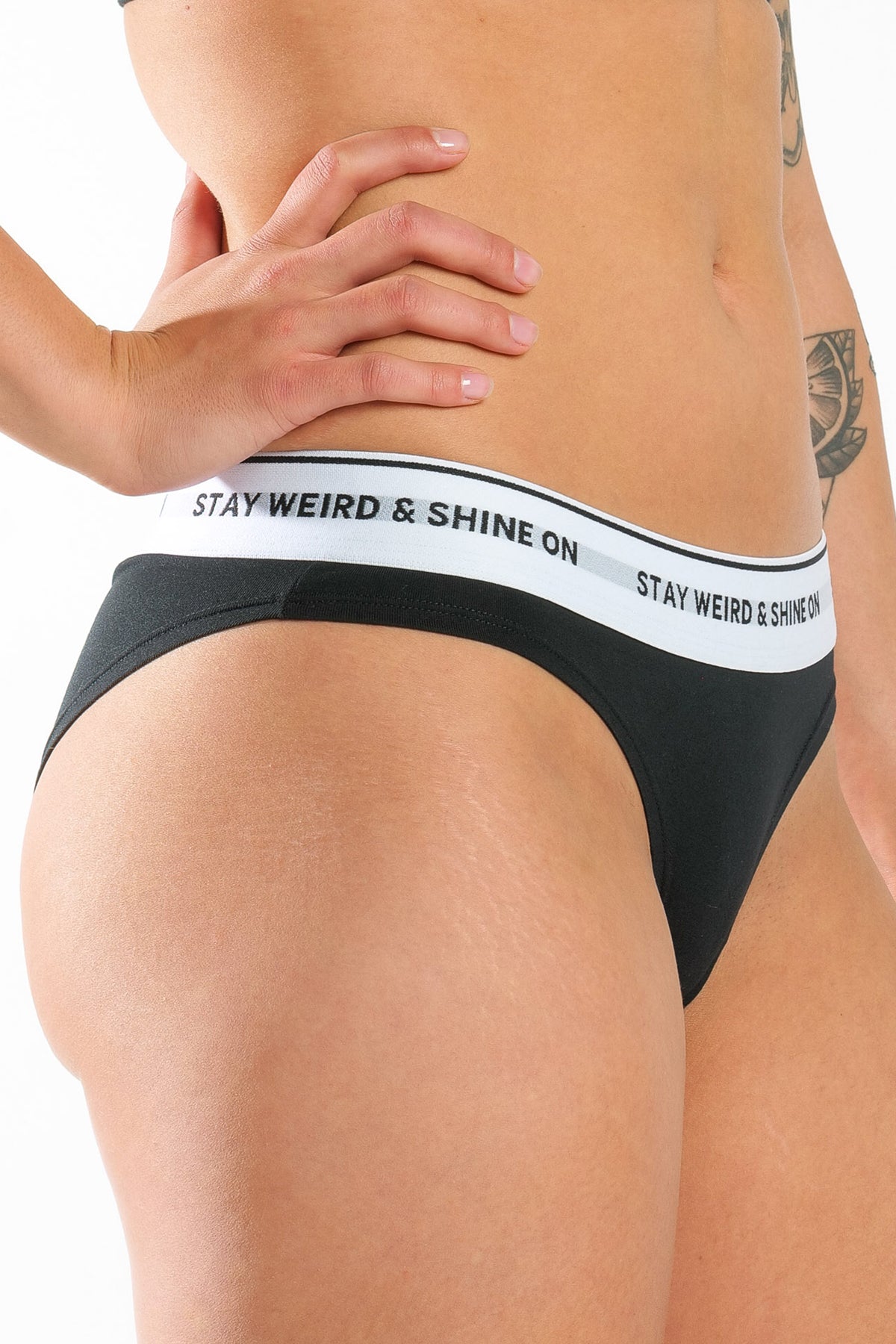The Anthem | Black Shinesty Modal Bikini Underwear - Shinesty
