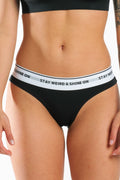 The Anthem | Black Shinesty Modal Bikini Underwear - Shinesty