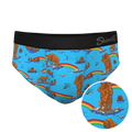 The Bear | Bear and Otter Rainbow Ball Hammock® Pouch Underwear Briefs - Shinesty