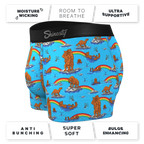 The Bear | Bear and Otter Rainbow Ball Hammock® Pouch Trunks Underwear - Shinesty